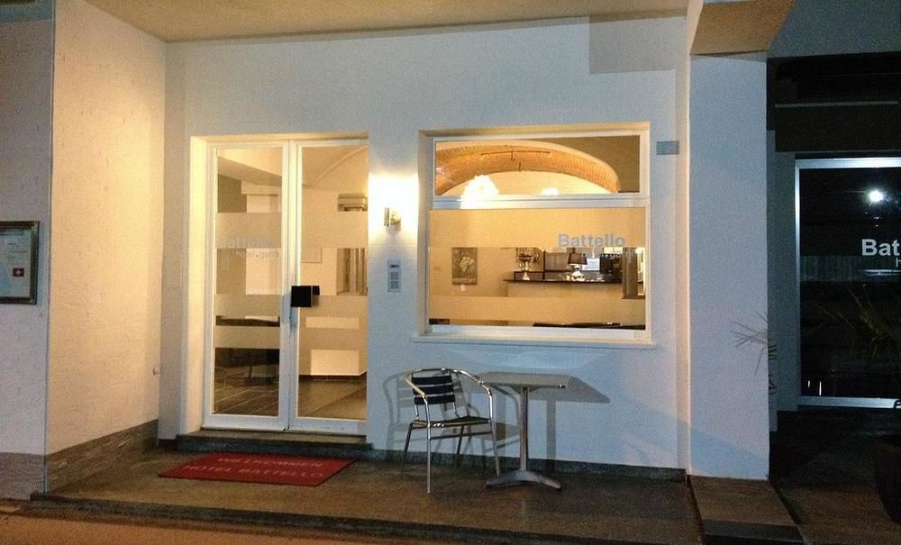 Hotel Garni Battello Melide Exterior foto